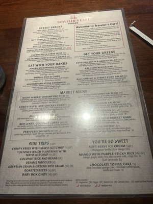 Menu photo 4 Traveler's Cart Houston, TX