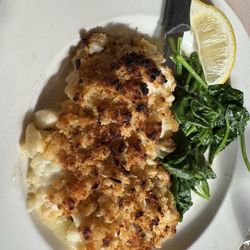 Demaino's Restaurant - Baked Seafood Stuffed Haddock