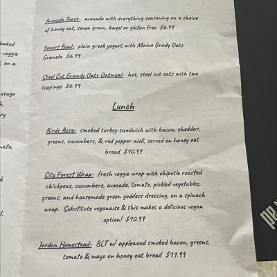 Menu photo 4 Flexit Cafe Ellsworth, ME