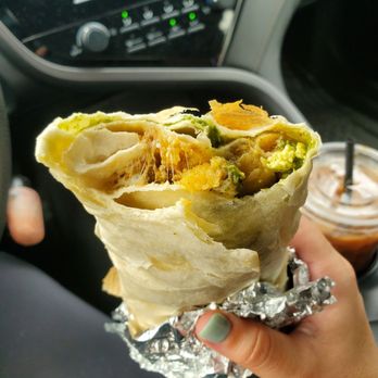 Coffee Republic - Pesto bacon crunch burrito - Cafes Near Me - Folsom, California