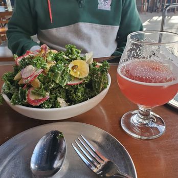 Fieldwork Brewing - Kale salad - Pizza Near Me - San Leandro, California Fieldwork Brewing - Kale salad - Pizza Near Me - San Leandro, California