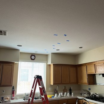 Tovo electrical services - Prep work for new Chandelier light install over kitchen island - Electricians Near Me Tovo electrical services - Prep work for new Chandelier light install over kitchen island - Electricians Near Me