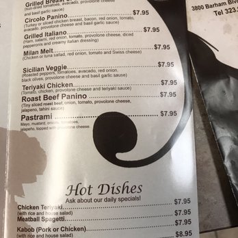 Barham Plaza Deli - Menu 04 2018 - Delis Near Me - Los Angeles, California Barham Plaza Deli - Menu 04 2018 - Delis Near Me - Los Angeles, California