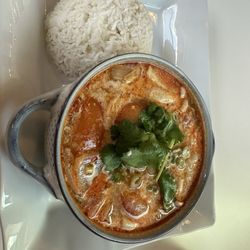 Khao Soi - Tom Yum with Shrimp Soup