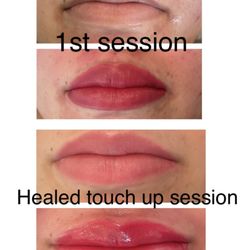 Savage Spa - Process of lip blushing