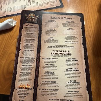 Timberwood Grill - Menu July 2025 - Burgers Near Me - Pigeon Forge, Tennessee Timberwood Grill - Menu July 2025 - Burgers Near Me - Pigeon Forge, Tennessee