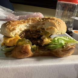 Not impressed by their patties "made daily"