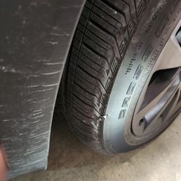 Screw in tire from Goodyear