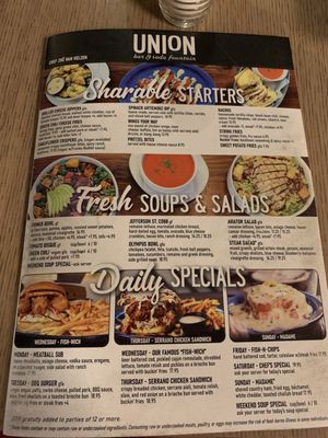 Menu photo 1 Union Fort Collins, CO