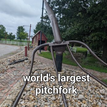 World's Largest Pitchfork - Landmarks & Historical Buildings Near Me - Casey, Illinois World's Largest Pitchfork - Landmarks & Historical Buildings Near Me - Casey, Illinois