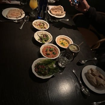 Suraya - Appetizer with fresh baked pita bread - Lebanese Near Me - Philadelphia, Pennsylvania