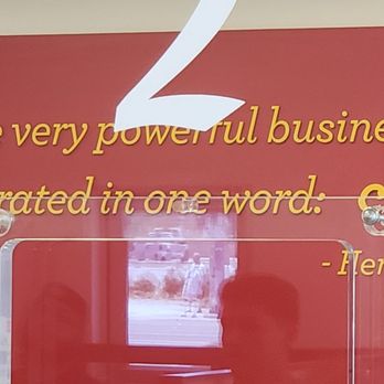 Wells Fargo Bank - This sign hangs behind the tellers. The understaffing of the branch contradicts this statement. - Banks & Credit Unions Near Me - Palmdale, California Wells Fargo Bank - This sign hangs behind the tellers. The understaffing of the branch contradicts this statement. - Banks & Credit Unions Near Me - Palmdale, California