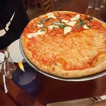 Mamma Lucia of Olney - Large Half Cheese Half Margherita Pizza - Pizza Near Me - Olney, Maryland Mamma Lucia of Olney - Large Half Cheese Half Margherita Pizza - Pizza Near Me - Olney, Maryland