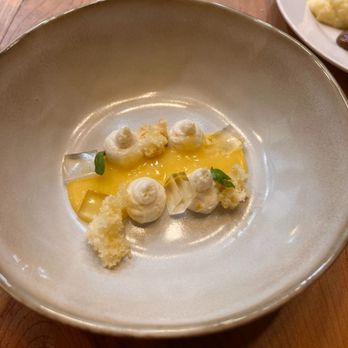 Chef Viveka - Lemon meringue with lemoncello jelly - Personal Chefs Near Me