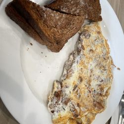 Huxley's Bookmark Cafe - Egg white omelette