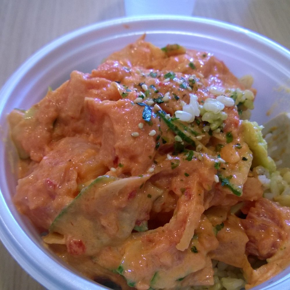 PokiNometry - Poki with spicy mayo - it's SO YUMMY - just the right spice all the way through! - Japanese Near Me - Anaheim, California PokiNometry - Poki with spicy mayo - it's SO YUMMY - just the right spice all the way through! - Japanese Near Me - Anaheim, California