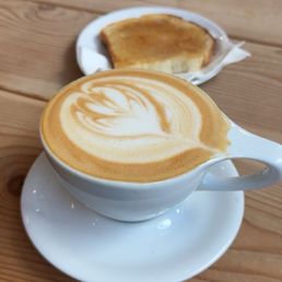 Butterscotch latte and cinnamon toast Butterscotch latte and cinnamon toast