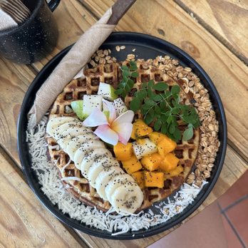 Tropical Kitchen - Tropical Waffles - Vegetarian Near Me - Cabo San Lucas, BCS Tropical Kitchen - Tropical Waffles - Vegetarian Near Me - Cabo San Lucas, BCS