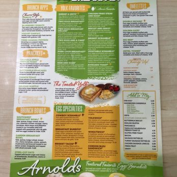 The Toasted Yolk Cafe - Menu Aug 2025 - Breakfast & Brunch Near Me - Humble, Texas