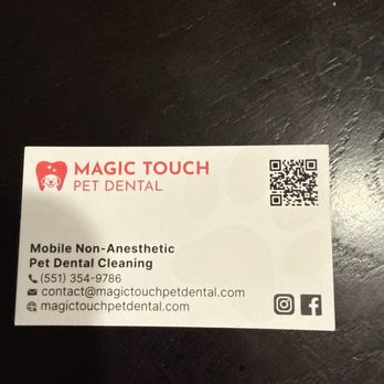 Magic Touch Pet Dental - Business card - Veterinarians Near Me Magic Touch Pet Dental - Business card - Veterinarians Near Me