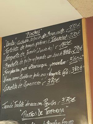 Menu photo 4 Casa Urola Donostia / San Sebastián, SS Menu photo 4 Casa Urola Donostia / San Sebastián, SS
