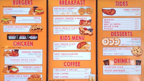 Menu photo 5 Senders San Fernando, CA Menu photo 5 Senders San Fernando, CA
