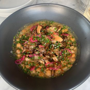 Comune - Mushrooms with chickpea stew - Vegetarian Near Me - Columbus, Ohio