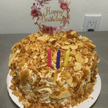 Claire's Crunch Cake - Lemon Crunch Cake - 8" - Bakeries Near Me - San Mateo, California Claire's Crunch Cake - Lemon Crunch Cake - 8" - Bakeries Near Me - San Mateo, California
