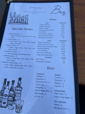 Menu photo 8 Barnhill's Cafe Bar and Grill Flagler Beach, FL