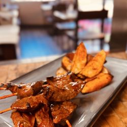 Bistro on Notre Dame - Bison "anticuchos"