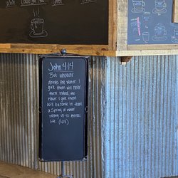 The Well 4:14 - Sign by the register