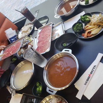 Shabuya - Each person with individual hot pots, which was a bonus. - Hot Pot Near Me - Honolulu, Hawaii