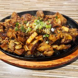 Nishino Sushi - Kimchi Pork belly stir fry, Korean cuission