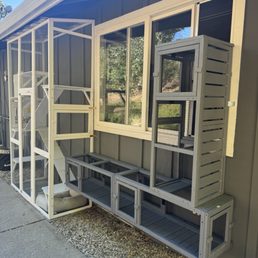 Mounted my catio to the house