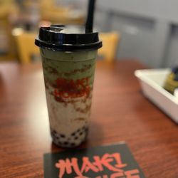 Maki House - 24oz Hokkaido Matcha with Red Bean