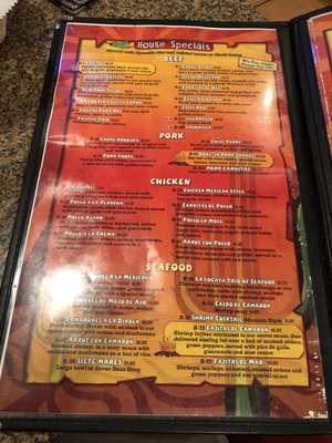 Menu photo 3 La Fogata Mexican Food North Palm Beach, FL