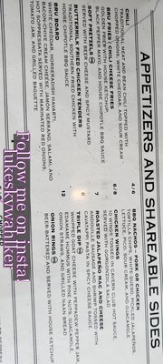 Menu photo 8 BRU Burger Bar - Lafayette Lafayette, IN