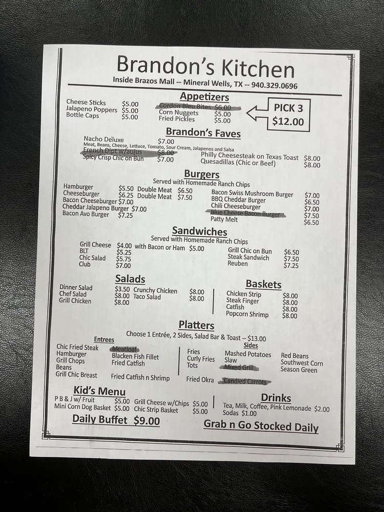 Brandon’s kitchen Logo