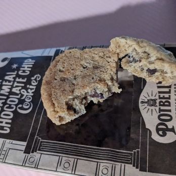 Potbelly - DELICIOUS melty chocolate chip/oatmeal cookies 12 pack! - Salad Near Me - Gilbert, Arizona Potbelly - DELICIOUS melty chocolate chip/oatmeal cookies 12 pack! - Salad Near Me - Gilbert, Arizona