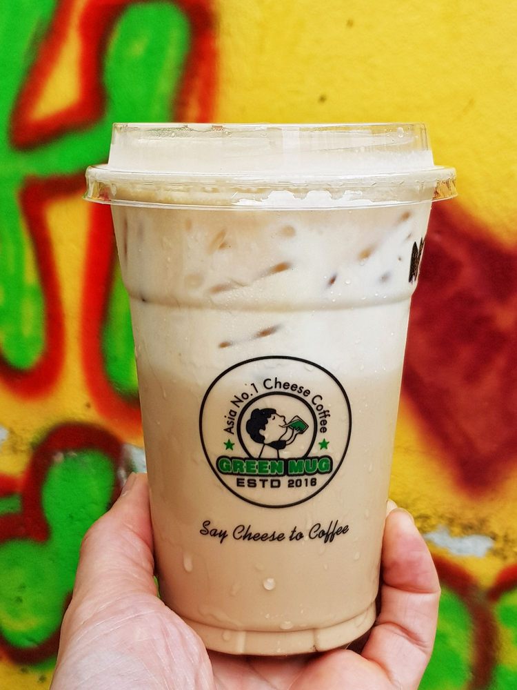 Green Mug Cheese Coffee