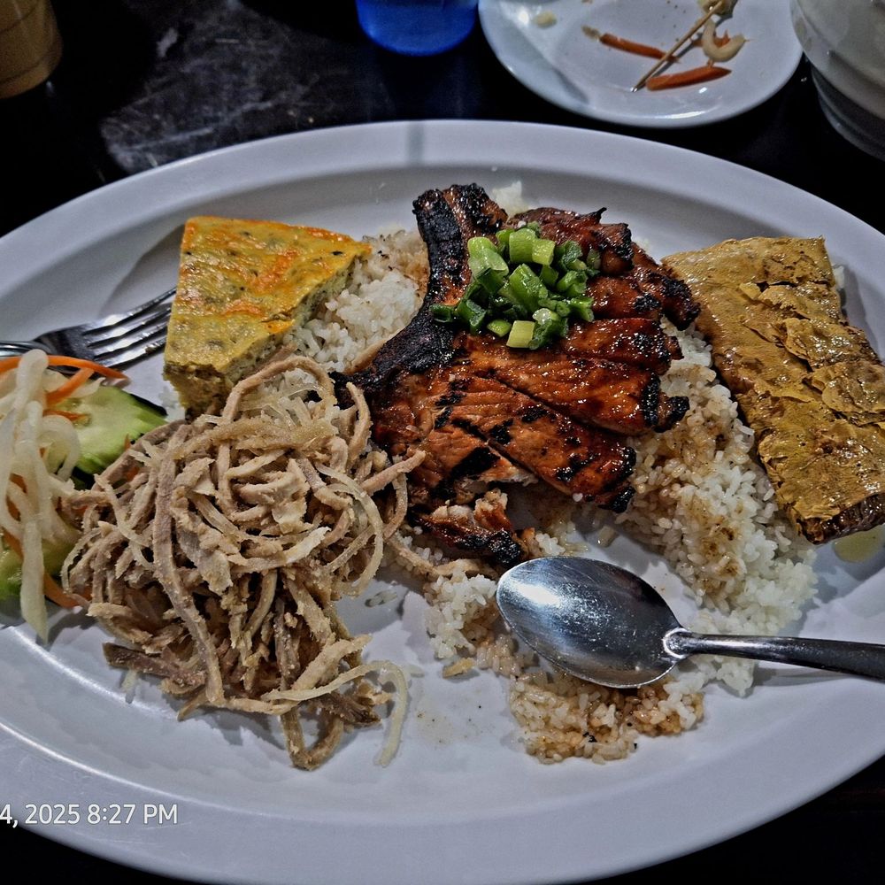 Pho Bosa Kitchen - Grilled pork chop, broken rice, shredded pork, egg quiche and the fried bean curd with pork and shrimp was.delicious! - Vietnamese Near Me - Las Vegas, Nevada Pho Bosa Kitchen - Grilled pork chop, broken rice, shredded pork, egg quiche and the fried bean curd with pork and shrimp was.delicious! - Vietnamese Near Me - Las Vegas, Nevada