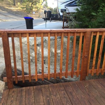 California Builders & Design - Railings completed - General Contractors Near Me - Rimforest, California