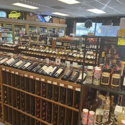 Inside wine area