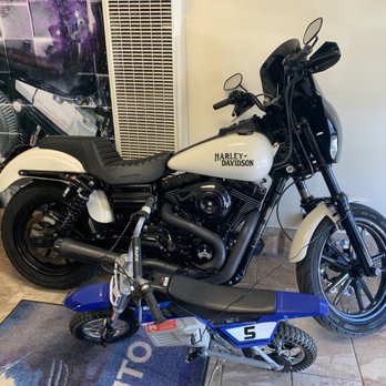 Aaliyah's Auto Repair - His big Harley - Auto Repair Near Me - Marina, California