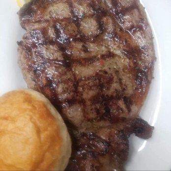 The Crouton - 16oz Ribeye that fills the plate - Salad Near Me - Brookhaven, Mississippi