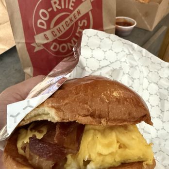 Do-Rite Donuts & Chicken - Bacon, Egg & Cheese - Donuts Near Me - Chicago, Illinois
