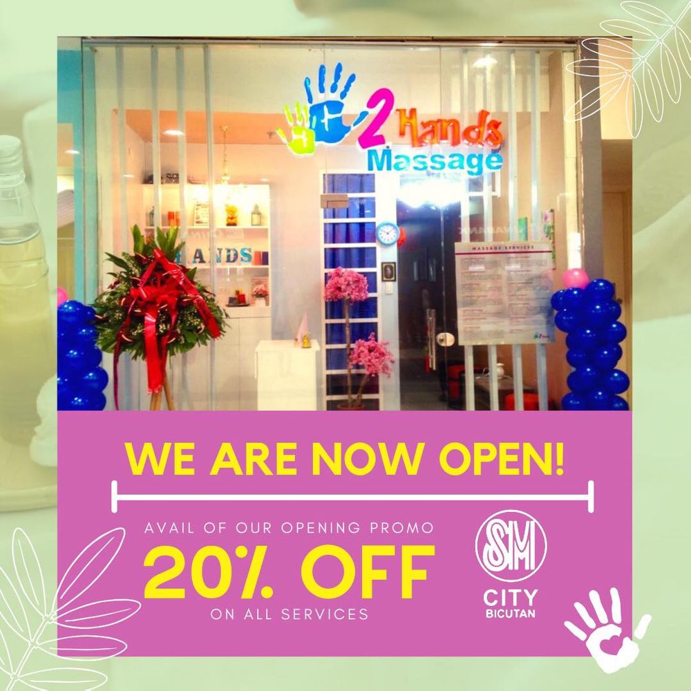 2 HANDS MASSAGE SM BICUTAN 14 Photos Parañaque City, Metro Manila