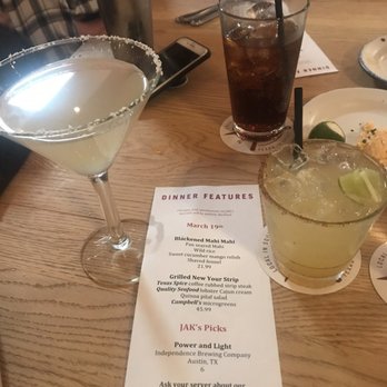 Jack Allen's Kitchen - Mexican martini and Habenero rita - Southern Near Me - Round Rock, Texas