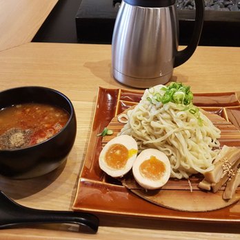 Sanpoutei Ramen - Tsukemen with spicy broth. - Ramen Near Me - Richmond, British Columbia Sanpoutei Ramen - Tsukemen with spicy broth. - Ramen Near Me - Richmond, British Columbia
