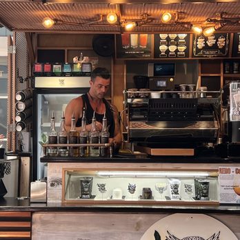 VigiLatte Artisan Coffee - The owner making my hand shaken latte - Coffee & Tea Near Me - Lahaina, Hawaii VigiLatte Artisan Coffee - The owner making my hand shaken latte - Coffee & Tea Near Me - Lahaina, Hawaii